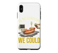 We Did Everything Could Funny Hot Dog Humor Foodie Cooker Case for iPhone XS Max