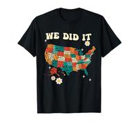 We did it, Visit All 50 States USA Map, Mission Accomplished T-Shirt