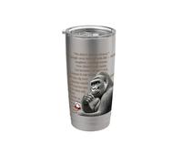 We Didn’t Choose Silence - Gorilla Message Art Stainless Steel Insulated Tumbler