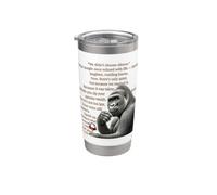 We Didn’t Choose Silence - Gorilla Message Art Stainless Steel Insulated Tumbler