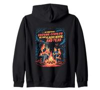 We Didn't Have Costume Contests We Had Flashlight Nostalgia Zip Hoodie