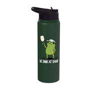 We Dink At Dawn Pickleball Stainless Steel Insulated Water Bottle