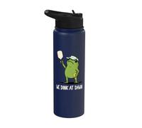 We Dink At Dawn Pickleball Stainless Steel Insulated Water Bottle