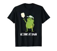 We Dink At Dawn Pickleball Value Graphic T-Shirt