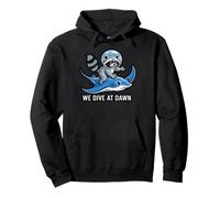 We Dive At Dawn Sea Ocean Stingray Animal Manta Ray Pullover Hoodie
