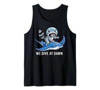 We Dive At Dawn Sea Ocean Stingray Animal Manta Ray Tank Top