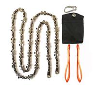 We Do Lifestyles Rope Saw- 48 Inch High Limb Hand Chain Saw- Upgraded Chain with 50% More Blades- 42 Teeth- No Rope Included- Blades on Both Sides so it Doesn't Matter How it Lands