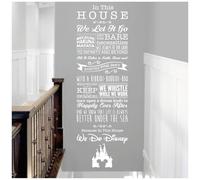 We Do Magic - Fairies, Toy Story, Little Mermaid, Jungle Book - Children's Playroom Vinyl Wall Decal Sticker [XLarge] [White]