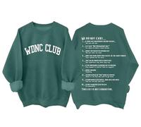 We Do Not Care Club Sweatshirt Funny Sarcasm WDNC Club Shirt Unisex