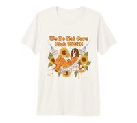 We Do Not Care Club WDNC Reading Book Boho Floral Premium T-Shirt