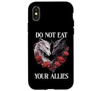 We Do Not Eat Allies Dragon Book Lover Dark Romance Smutty Case for iPhone X/XS
