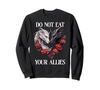 We Do Not Eat Allies Dragon Book Lover Dark Romance Smutty Sweatshirt