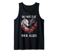 We Do Not Eat Allies Dragon Book Lover Dark Romance Smutty Tank Top