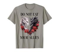 We Do Not Eat Allies Dragons in My Fantasy Era Book Dragon T-Shirt