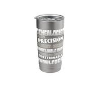 We Do Precision Guesswork - Genealogist Ancestry Genealogy Stainless Steel Insulated Tumbler