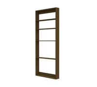 We Do Wood Five Square Shelf Smoked Oak