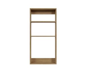 We Do Wood Three Sqaure Shelf Oak