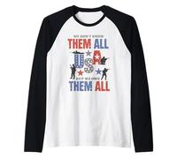 We Don’t Know Them All But We Owe Them All USA Patriotic Raglan Baseball Tee