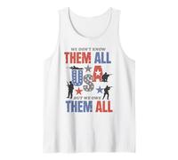 We Don’t Know Them All But We Owe Them All USA Patriotic Tank Top
