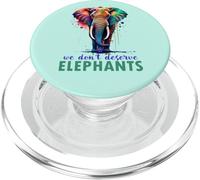 WE DON'T DESERVE ELEPHANTS PopSockets PopGrip for MagSafe