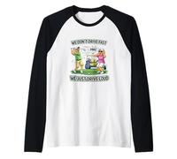 We Don't Drive Fast We Drive Fast Senior Golfers Jokes Raglan Baseball Tee