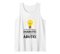We Don't Teach Disabilities We Teach Abilities SPED Teacher Tank Top