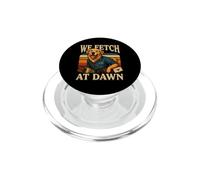 We Fetch At Dawn Mail Carrier Dog Golden Retriever PopSockets PopGrip for MagSafe