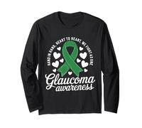 We Fight As One Green Ribbon Glaucoma Awareness Month Long Sleeve T-Shirt
