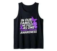 We Fight As One Purple Ribbon Dravet Syndrome Awareness Tank Top