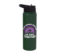 We Fight Together | Eating Disorders Awareness Stainless Steel Insulated Water Bottle