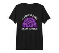 We Fight Together Epilepsy Awareness Premium T-Shirt