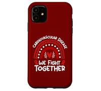 We Fight Together Support Cardiovascular Disease Awareness Case for iPhone 11