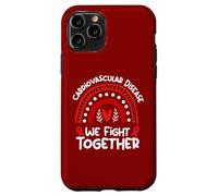 We Fight Together Support Cardiovascular Disease Awareness Case for iPhone 11 Pro