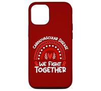 We Fight Together Support Cardiovascular Disease Awareness Case for iPhone 12/12 Pro