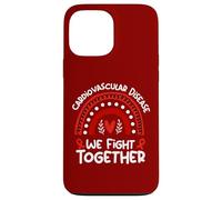 We Fight Together Support Cardiovascular Disease Awareness Case for iPhone 13 Pro Max