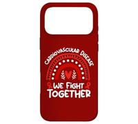 We Fight Together Support Cardiovascular Disease Awareness Case for iPhone 17 Pro Max