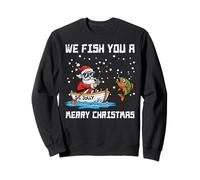 We Fish You Merry Christmas Santa Funny Xmas Men Women Kids Sweatshirt