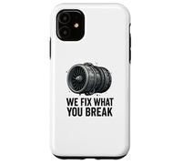 We Fix What You Break - Funny Aviation Mechanic Jet Engine Case for iPhone 11