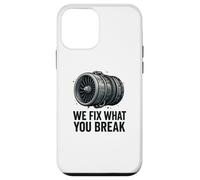 We Fix What You Break - Funny Aviation Mechanic Jet Engine Case for iPhone 12 mini