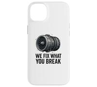 We Fix What You Break - Funny Aviation Mechanic Jet Engine Case for iPhone 14 Plus