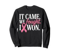 We Fought Breast Cancer Survivor Pink Ribbon Sweatshirt