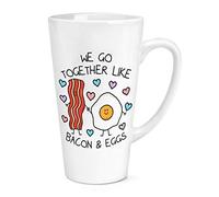We Go Together Like Bacon & Eggs 17oz Large Latte Mug Cup