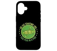 We Go Together Like Two Peas Case for iPhone 16