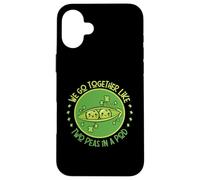 We Go Together Like Two Peas Case for iPhone 16 Plus