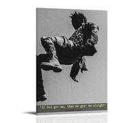 We Gon Be Alright Anti Splash Art Posters Living Room And Bedroom Hanging Paintings Suitable for Multiple Scenarios No Need for Punching Easy to Install Suitable for Gifts And Personal UseFrame-style2