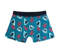 We Got Character Limited Jaws Shark Boxer Trunks Shorts Age 4-12 Years All Over Design (UK, Age, 7 Years, 8 Years, Regular, Blue)