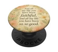 We Got Older But Still Young Moon Flower Boho Vintage Quote PopSockets Adhesive PopGrip