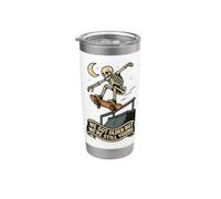 We Got Older But Still Young Skateboard Skeleton Stainless Steel Insulated Tumbler