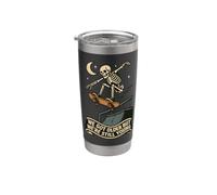 We Got Older But Still Young Skateboard Skeleton Stainless Steel Insulated Tumbler