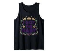 We Got The Baby Pregnancy Announcement Reveal Mardi Gras Tank Top